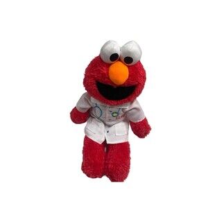 Gund Sesame Street Doctor Elmo Collectible Plush 13” Stuffed Animal Toy RARE